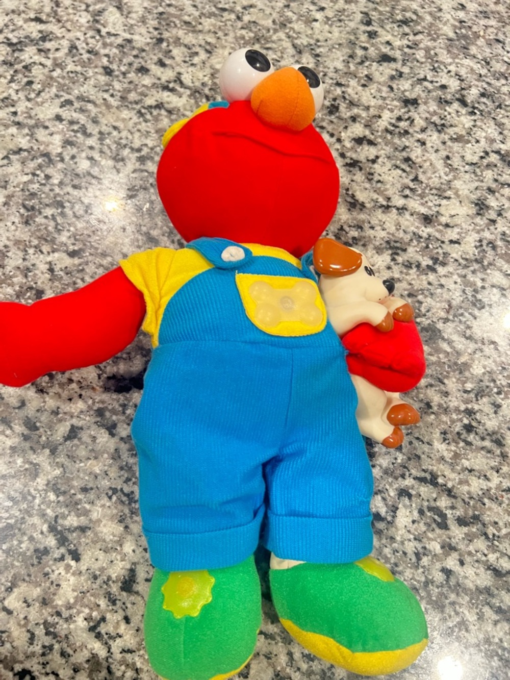 Vintage Elmo Toy with Light-Up Overalls - Picture 2 of 8